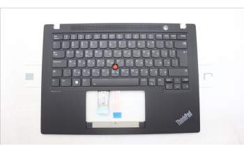 Lenovo 5M11L92966 C-Cover with keyboard, Bulgarian, Black, Backlight, WWAN, UK
