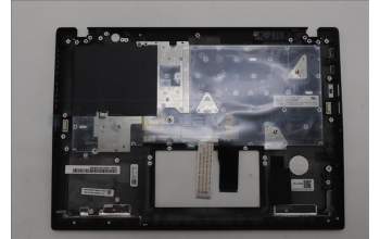 Lenovo 5M11L92991 C-Cover with keyboard, US English Euro, Black, Backlight, WWAN, US
