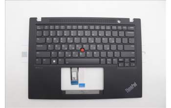 Lenovo 5M11L93008 C-Cover with keyboard, Greek, Black, Backlight, WWAN, US