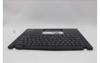 Lenovo 5M11L93008 C-Cover with keyboard, Greek, Black, Backlight, WWAN, US