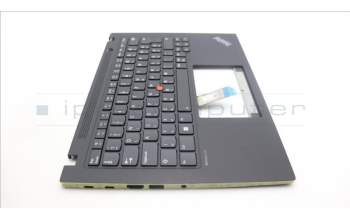 Lenovo 5M11L93014 C-Cover with keyboard, Hungarian, Black, Backlight, WWAN, UK