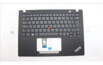 Lenovo 5M11L93068 C-Cover with keyboard, Swedish/Finnish, Black, Backlight, WWAN, UK