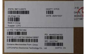 Lenovo 5M11L93073 C-Cover with keyboard, Switzerland, Black, Backlight, WWAN, UK