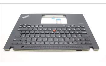 Lenovo 5M11L93082 C-Cover with keyboard, Turkish, Black, Backlight, WWAN, UK