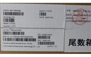 Lenovo 5M11M02582 Group GR WLAN D COVER+SCREW