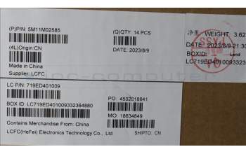 Lenovo 5M11M02585 Group BK WW_P D COVER+SCREW