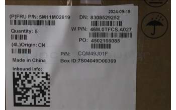 Lenovo 5M11M02619 C-Cover with keyboard, Italian, Non-Backlight, UK