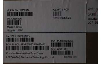 Lenovo 5M11M02904 KB BK MG WW UKE CHY