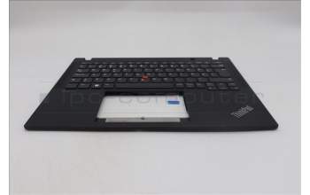Lenovo 5M11M03004 C-Cover with keyboard, Swedish/Finnish, Black, UK