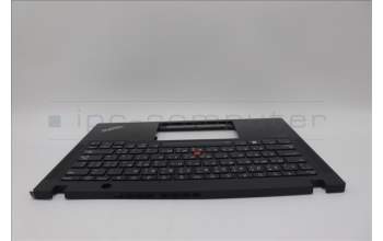 Lenovo 5M11M03031 C-Cover with keyboard, Arabic, Black, Backlight, US