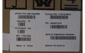 Lenovo 5M11N43998 MECH_ASM REAR_COVER_ASSY_LUNA_GREY