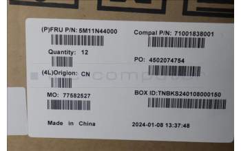 Lenovo 5M11N44000 REAR_COVER_ASSY_CLOUD_GREY