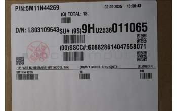 Lenovo 5M11N44269 F/Bezel Assy,M90t Gen6,17L,HK