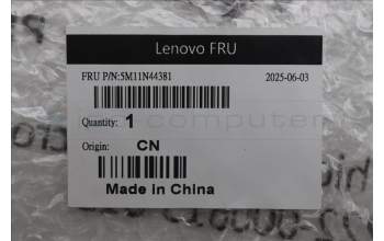 Lenovo 5M11N44381 TopCoverAssyTiny11P3 W hole,AVC