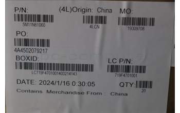 Lenovo 5M11N61060 FRU_ASM-RUBBER-F-CABLE_GUIDE