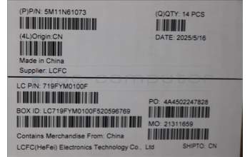 Lenovo 5M11N61073 MECH_ASM 2.8K OLED/VRR_FHD IR_BK_Mt+Sum