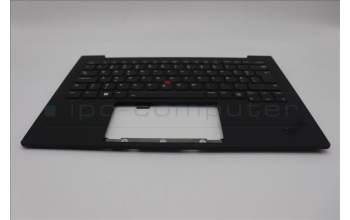 Lenovo 5M11N61089 C-Cover with keyboard, Estonian, Deep Black, FingerPrint Reader, WLAN, UK