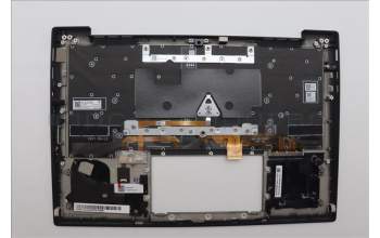 Lenovo 5M11N61094 C-Cover with keyboard, Greek, Deep Black, FingerPrint Reader, WLAN, US