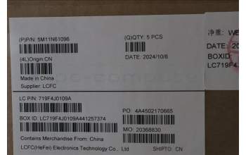 Lenovo 5M11N61096 C-Cover with keyboard, Hungarian, Deep Black, FingerPrint Reader, WLAN, UK