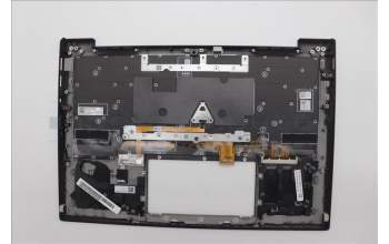 Lenovo 5M11N61106 C-Cover with keyboard, Russian, Deep Black, FingerPrint Reader, WLAN, US