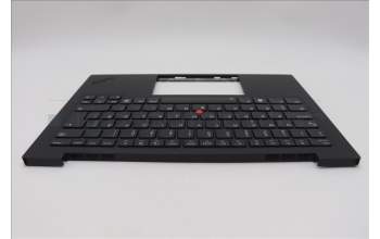 Lenovo 5M11N61109 C-Cover with keyboard, Swedish/Finnish, Deep Black, FingerPrint Reader, WLAN, UK