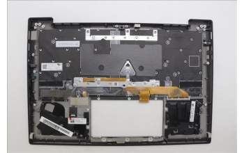 Lenovo 5M11N61127 C-Cover with keyboard,US English Euro,Deep Black,FingerPrint Reader,WLAN