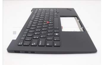 Lenovo 5M11N61134 C-Cover with keyboard, Icelandic, Deep Black, FingerPrint Reader, WLAN, UK
