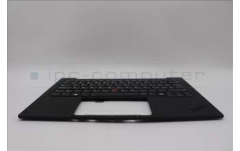 Lenovo 5M11N61147 C-Cover with keyboard, Switzerland, Deep Black, FingerPrint Reader, WLAN, UK
