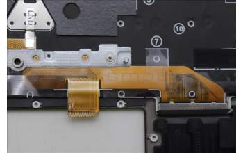 Lenovo 5M11N61147 C-Cover with keyboard, Switzerland, Deep Black, FingerPrint Reader, WLAN, UK