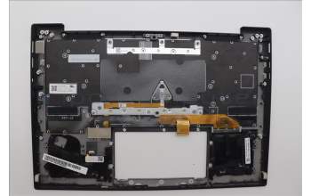 Lenovo 5M11N61150 C-Cover with keyboard, Turkish, Deep Black, FingerPrint Reader, WLAN, UK