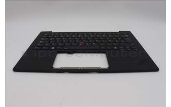 Lenovo 5M11N61212 C-Cover with keyboard, Spanish LA, Deep Black, FingerPrint Reader, WWAN, UK