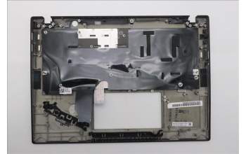 Lenovo 5M11N89424 C-Cover with keyboard, German, Black, Backlight, UK