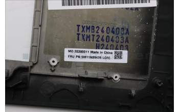 Lenovo 5M11N89426 C-Cover with keyboard, Greek, Black, Backlight, US