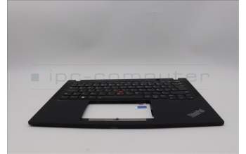 Lenovo 5M11N89435 C-Cover with keyboard, Icelandic, Black, Backlight, UK