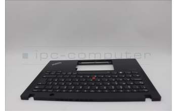 Lenovo 5M11N89453 C-Cover with keyboard, Norwegian, Black, Backlight, UK