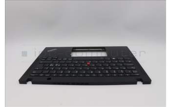 Lenovo 5M11N89456 C-Cover with keyboard,Nordic,Black,Backlight
