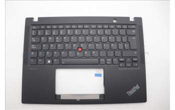 Lenovo 5M11N89468 C-Cover with keyboard, Spanish, Black, Backlight, UK