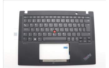 Lenovo 5M11N89471 C-Cover with keyboard, Swedish/Finnish, Black, Backlight, UK
