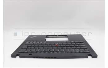 Lenovo 5M11N89471 C-Cover with keyboard, Swedish/Finnish, Black, Backlight, UK