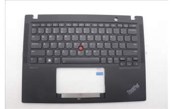 Lenovo 5M11N89521 C-Cover with keyboard, USA English, Black, Backlight, WWAN, US