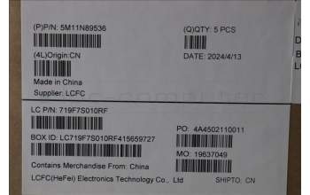 LENOVO 5M11N89536 Keyb X13 G5 DE - WWAN - BL