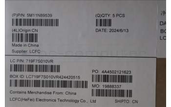 Lenovo 5M11N89539 C-Cover with keyboard, Greek, Black, Backlight, WWAN, US