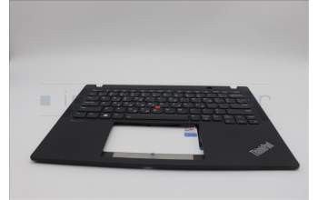 Lenovo 5M11N89539 C-Cover with keyboard, Greek, Black, Backlight, WWAN, US