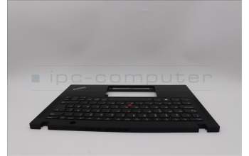 Lenovo 5M11N89566 C-Cover with keyboard, Norwegian, Black, Backlight, WWAN, UK