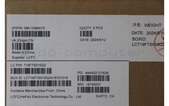 Lenovo 5M11N89575 C-Cover with keyboard, Russian, Black, Backlight, WWAN, US