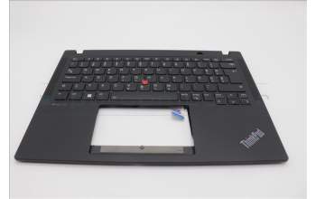 Lenovo 5M11N89578 C-Cover with keyboard, Slovenian, Black, Backlight, WWAN, UK