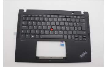Lenovo 5M11N89578 C-Cover with keyboard, Slovenian, Black, Backlight, WWAN, UK