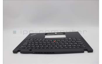 Lenovo 5M11N89596 C-Cover with keyboard, Turkish, Black, Backlight, WWAN, UK