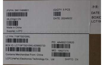 Lenovo 5M11N89601 MECH_ASM BL KB BK MG WW UKE CHY