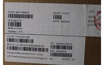 Lenovo 5M11N89833 C-Cover with keyboard, Arabic, Black, Backlight, US